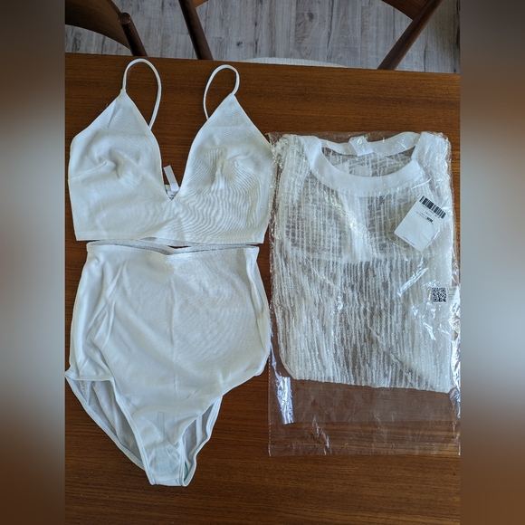 Glitter t-shirt - three piece set rave outfit - Picture 1 of 2